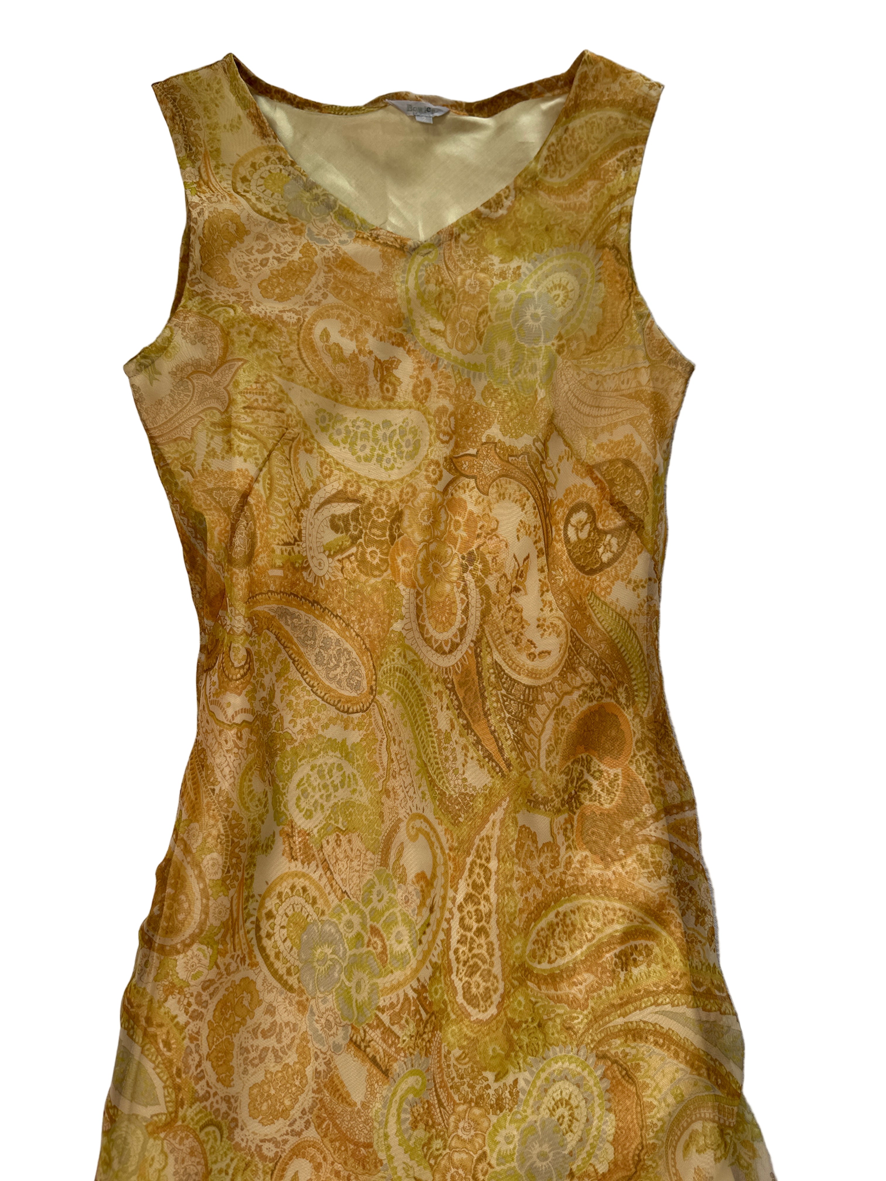 BOWLER GOLDEN PAISLEY DRESS | 6