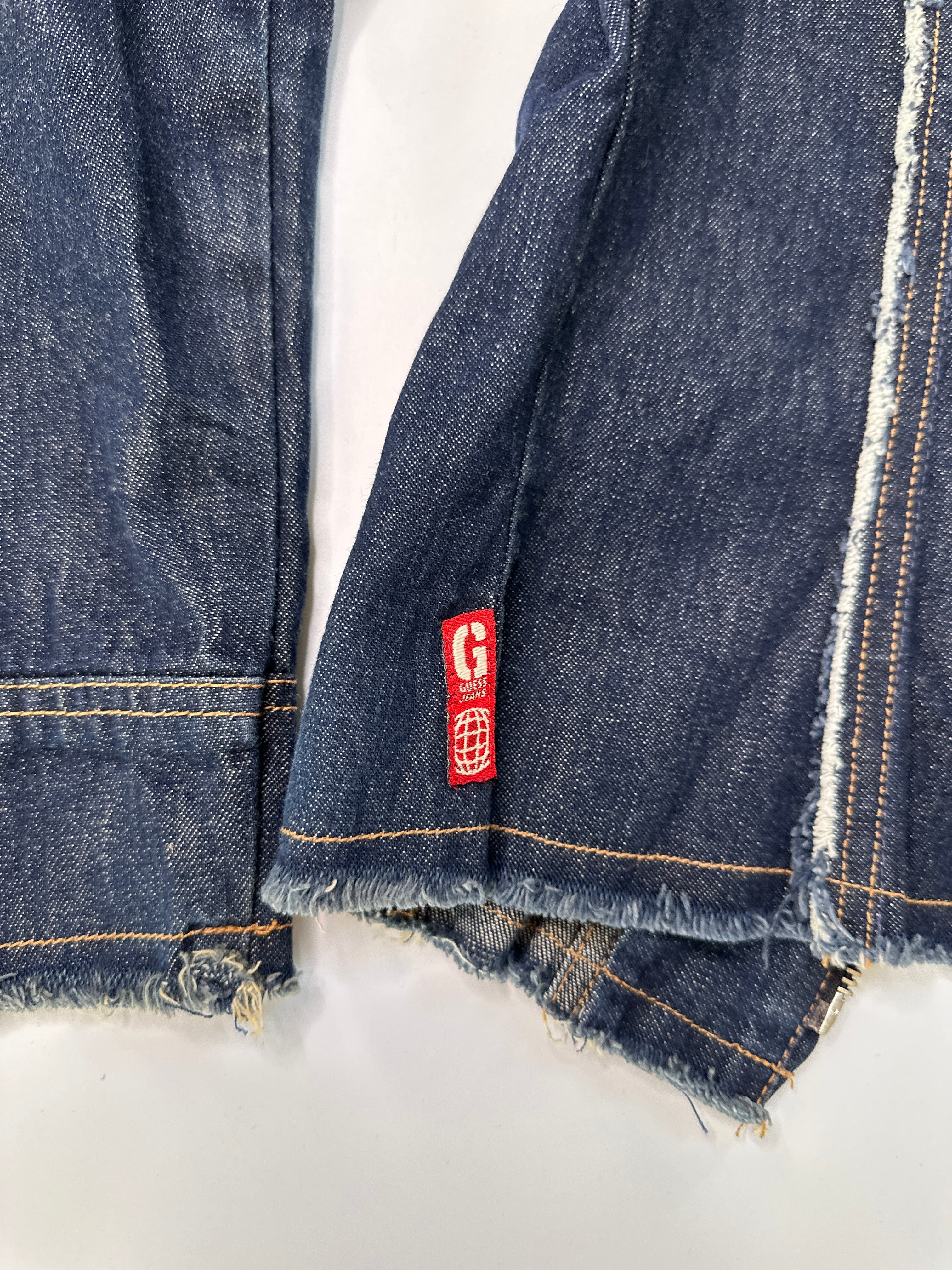 GUESS | Vintage Light Denim Zip Up Jacket | s