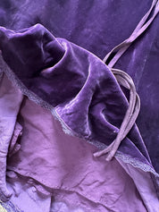 LISA HO | Deep Purple Silk Skirt | 12