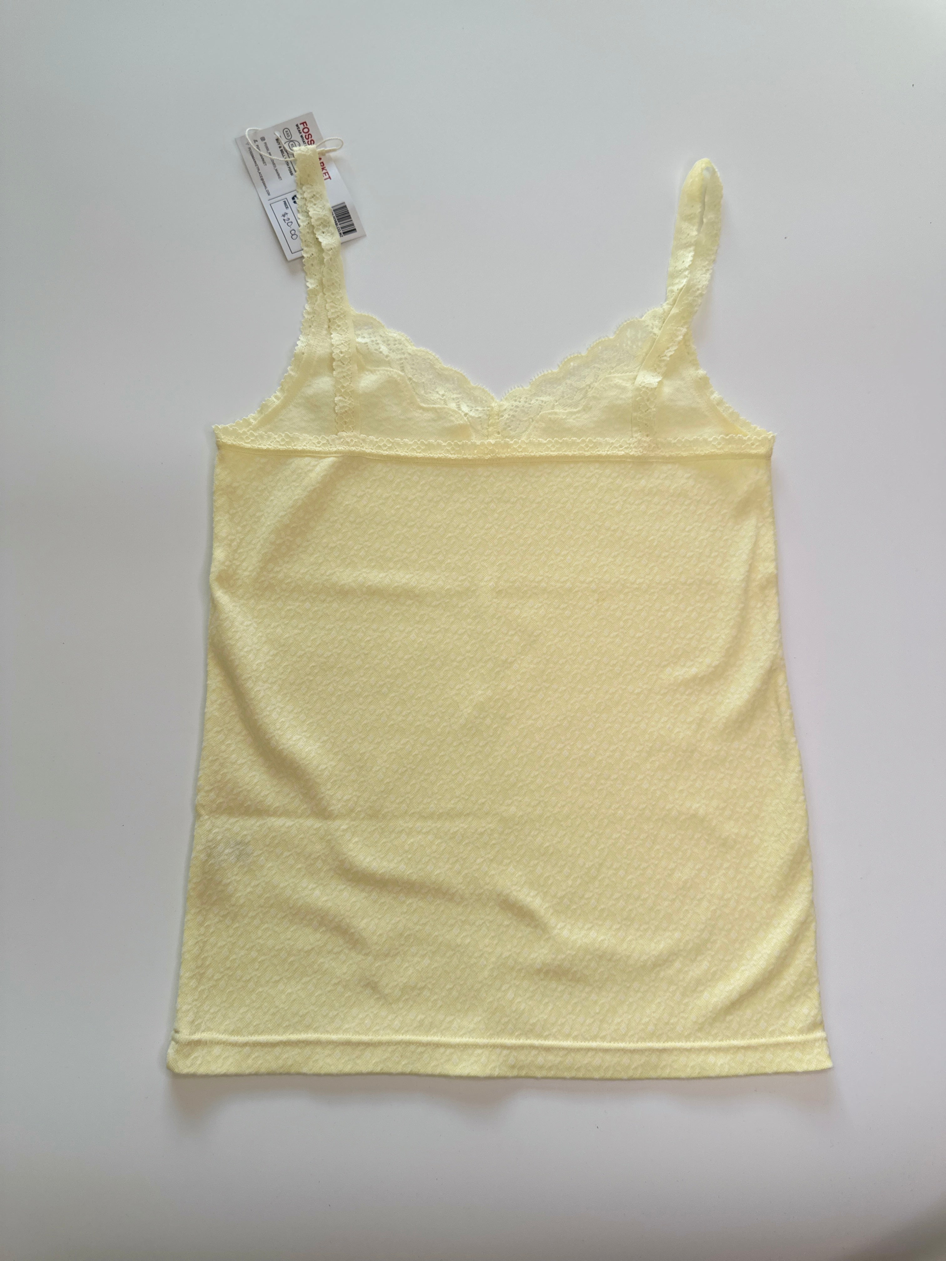 Soft Yellow Japanese Camisole | S