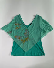 Caroline Morgan Butterfly Bead & Sequin Top | 14