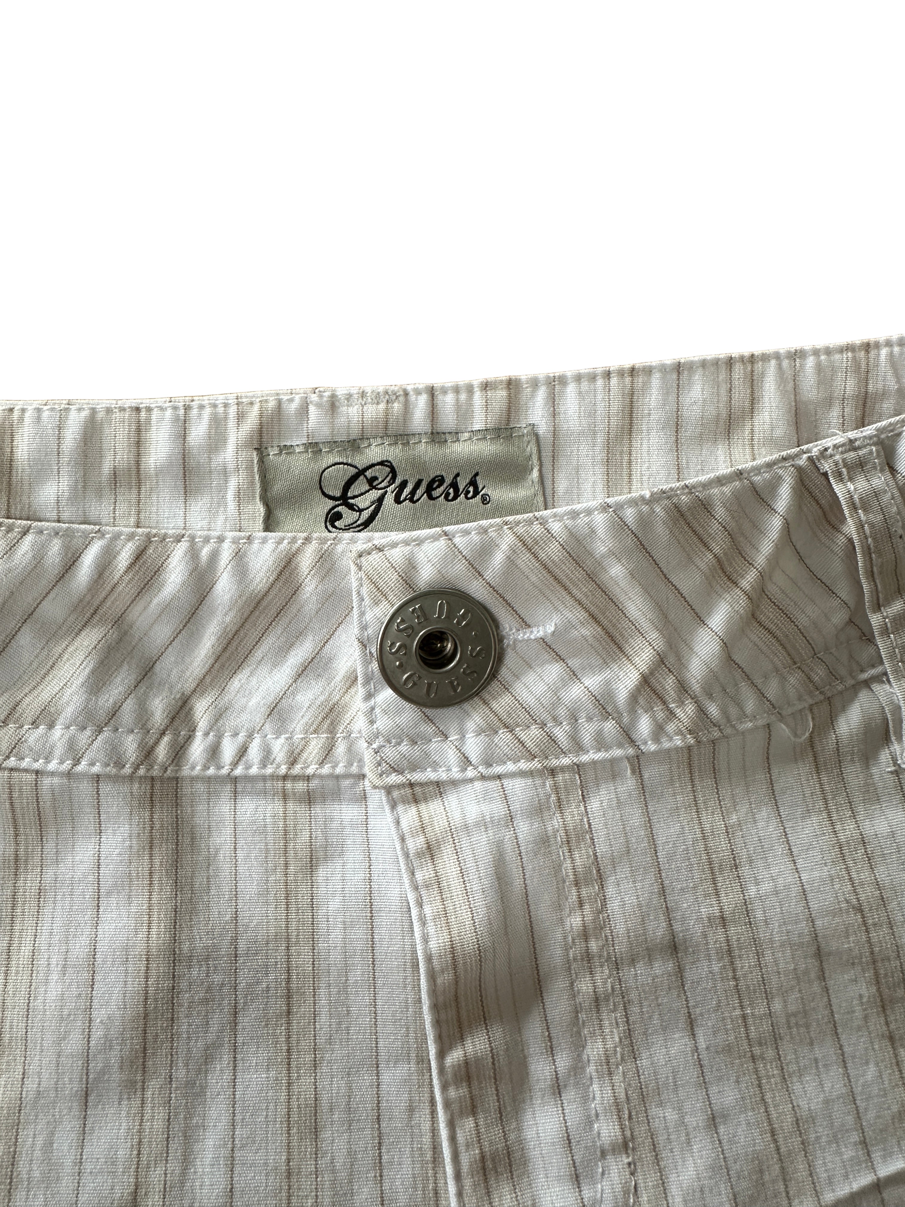 Guess Pinstripe Cotton Shorts | 8
