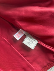 JUST JEANS | 00s Red Leather Jacket | 8