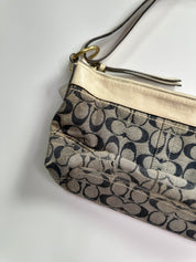 Coach Signature Denim Shoulder Bag