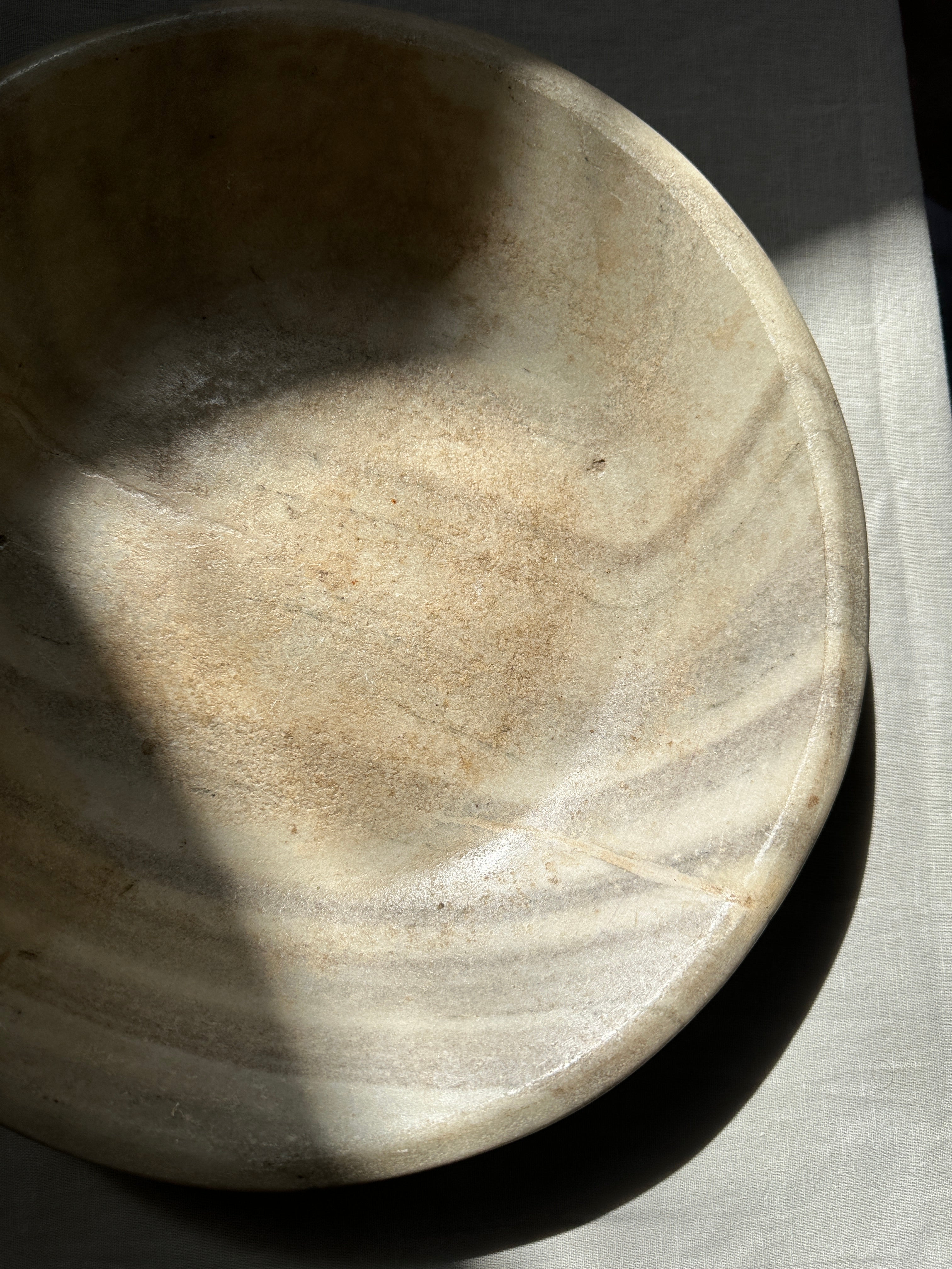 Large Vintage Marble Bowl