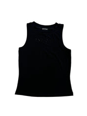 BEBE | Black Rhinestone Tank Top | M