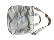Calvin Klein | Beige Nylon & Leather Bag