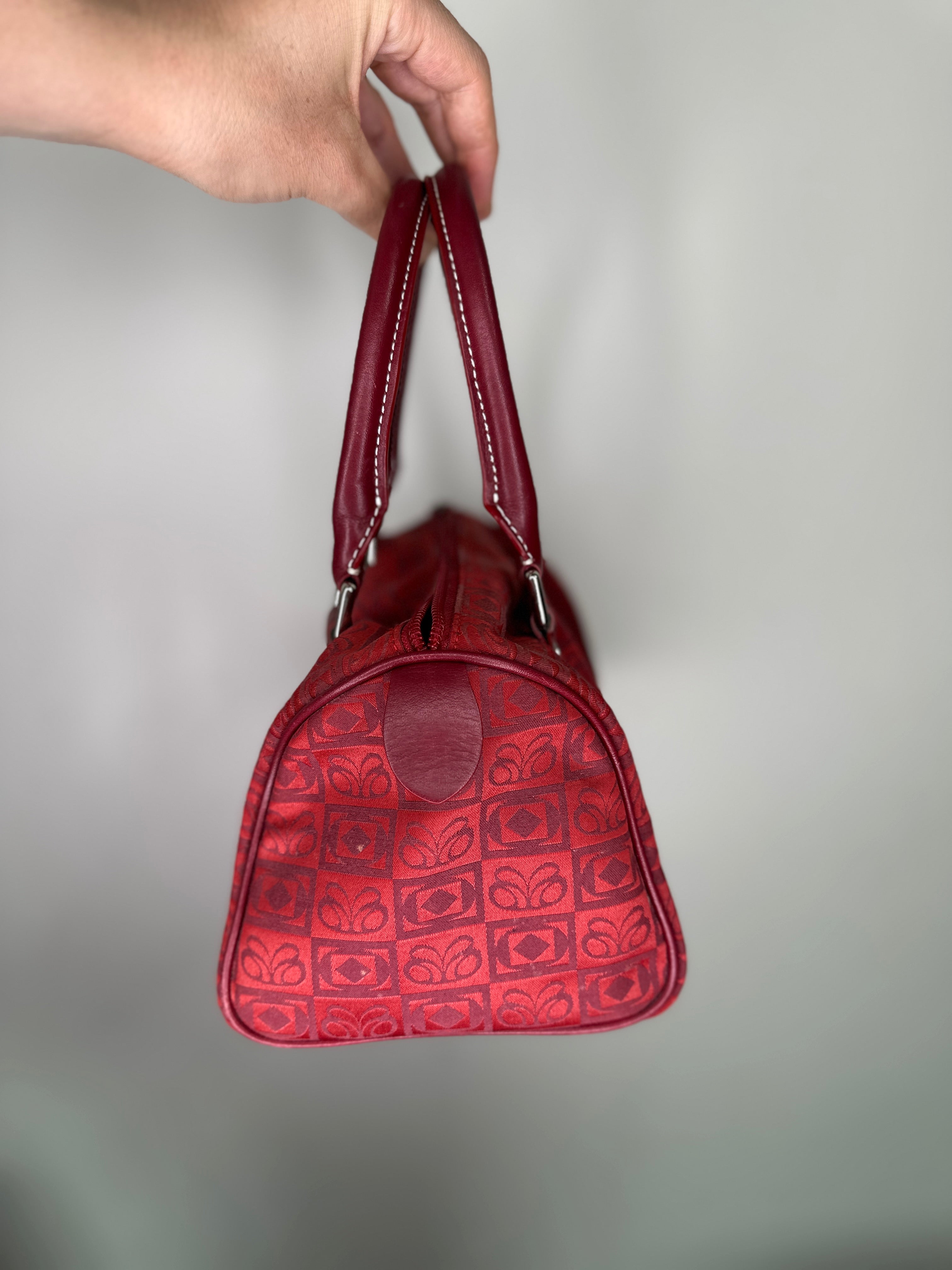 Deborah Beverly Hills Red Leather Bag