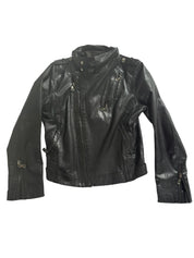 RYC | Black Leather Jacket | 40