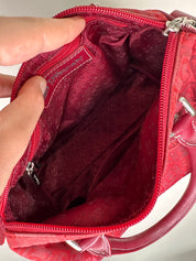 Deborah Beverly Hills Red Leather Bag