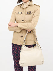 GUCCI Horsebit Creole Leather Hobo Bag