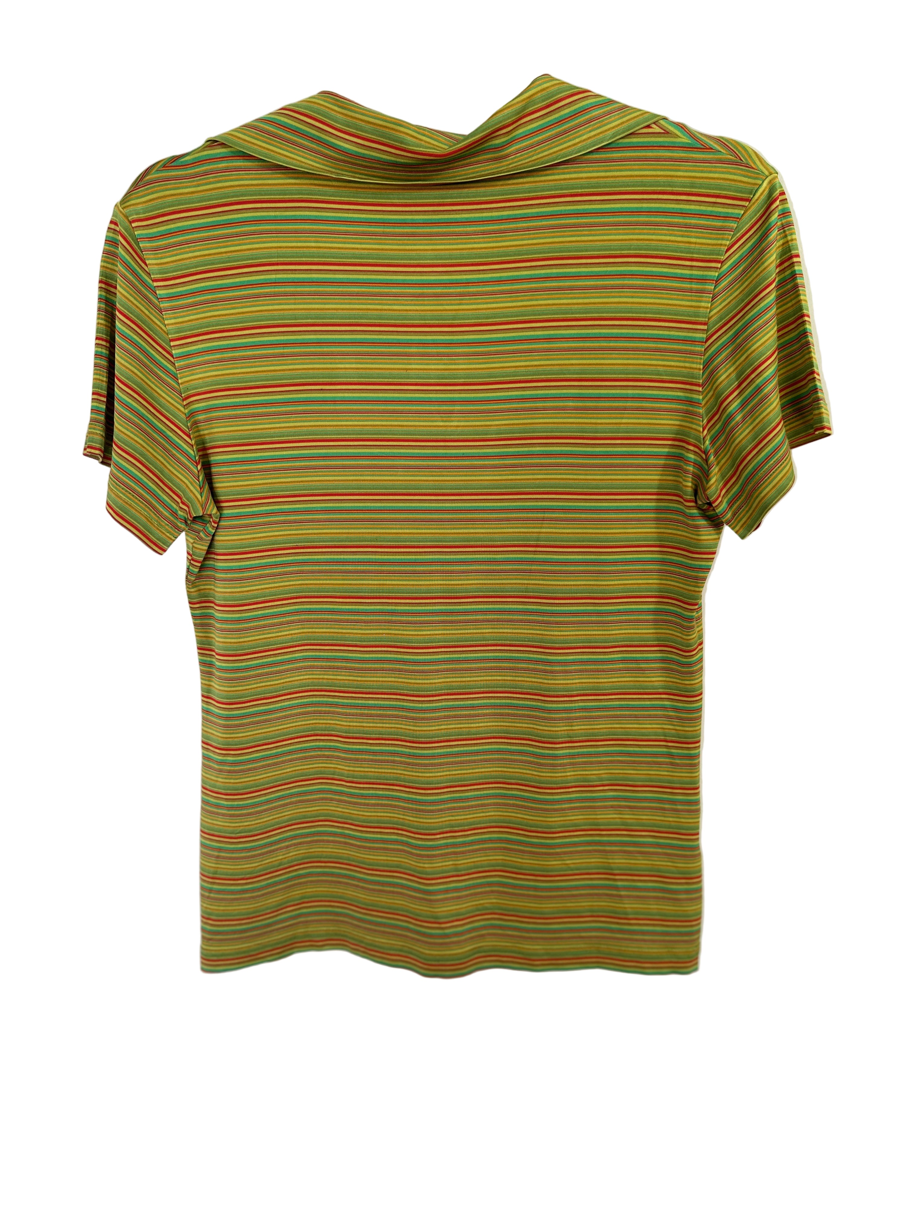 MAX 90s | Stripe Retro Polo | M
