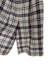 Plaid Baggy 3/4 Shorts | 8-10