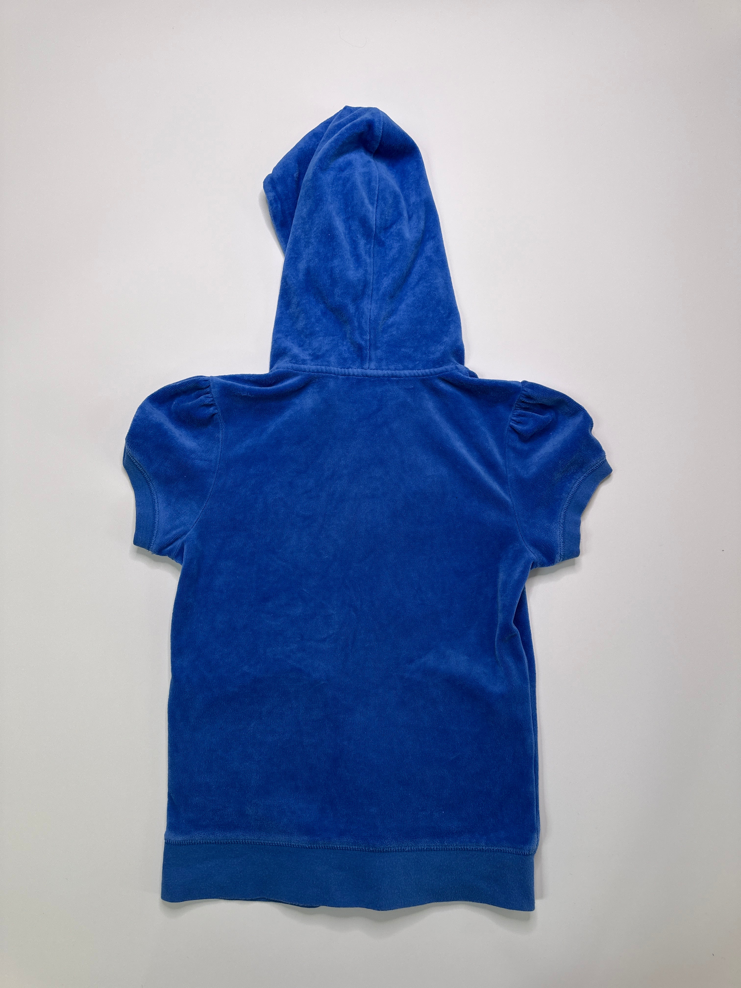 Juicy Couture Royal Blue Short Sleeve Full Zipper | S