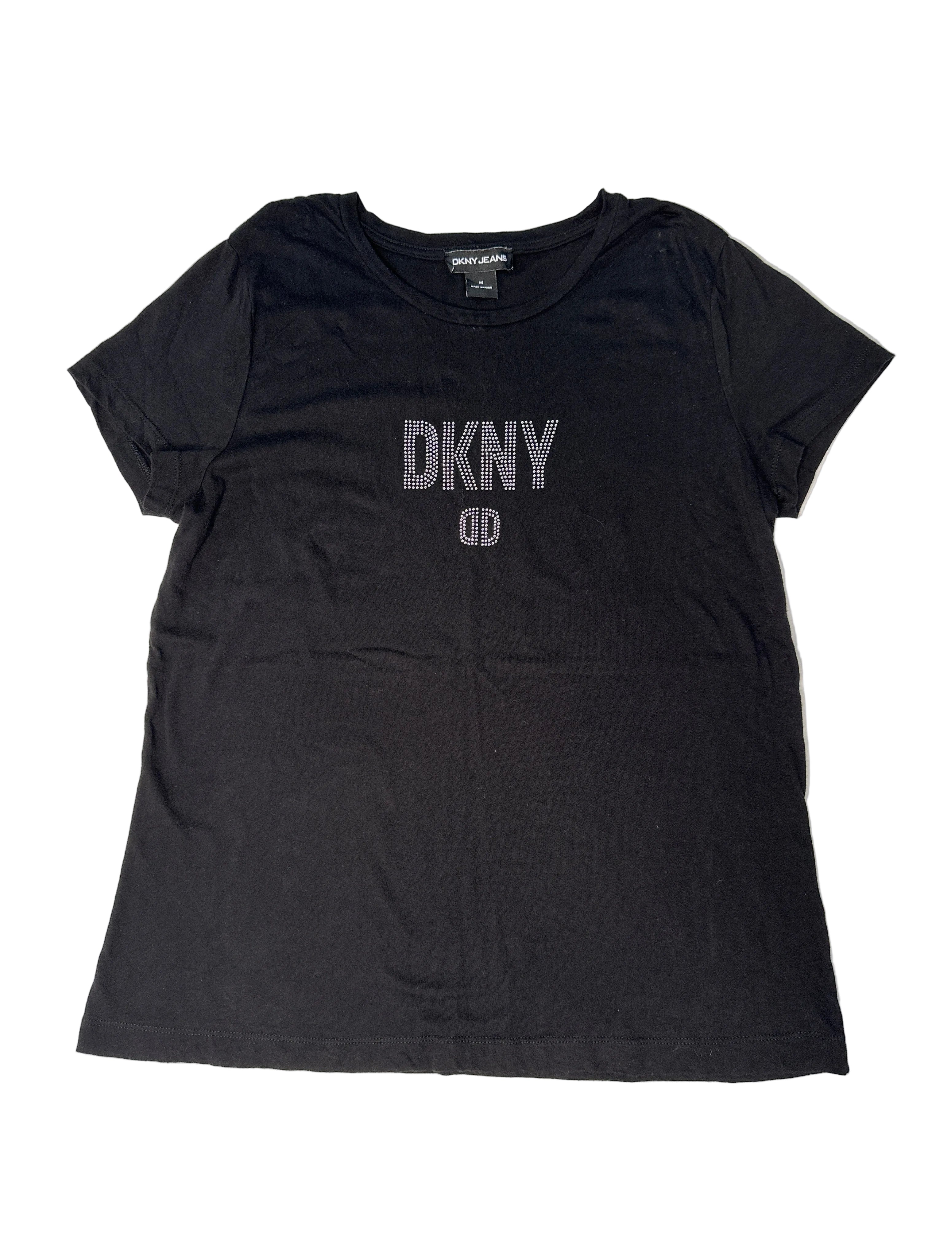 DKNY | Black Rhinestone Tee | M