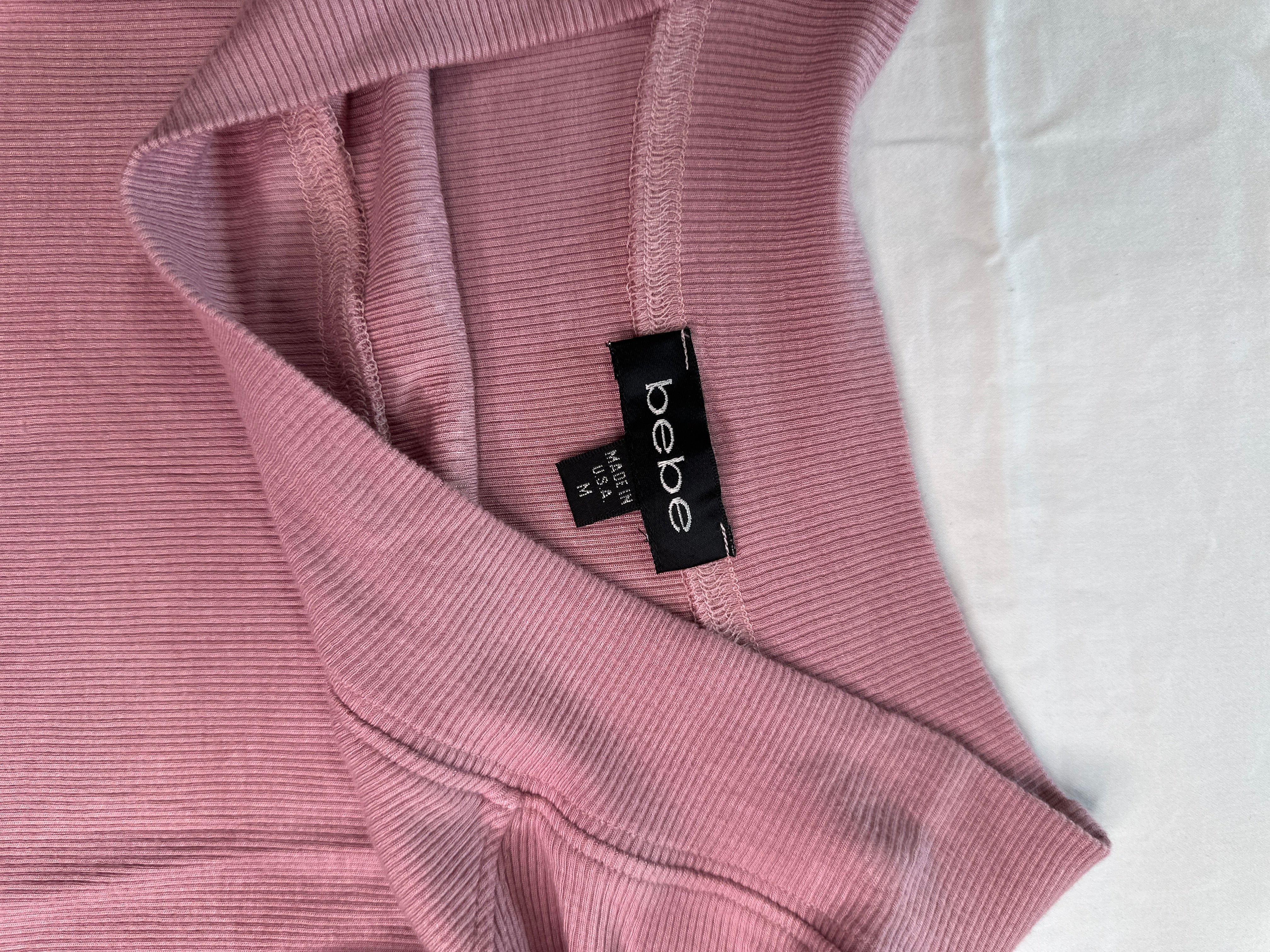 BEBE | Rose Off the Shoulder 3/4 sleeve top | S