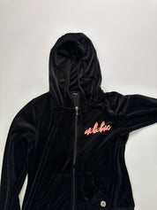 Adidas Black Velour Full Zip Hoodie | 8