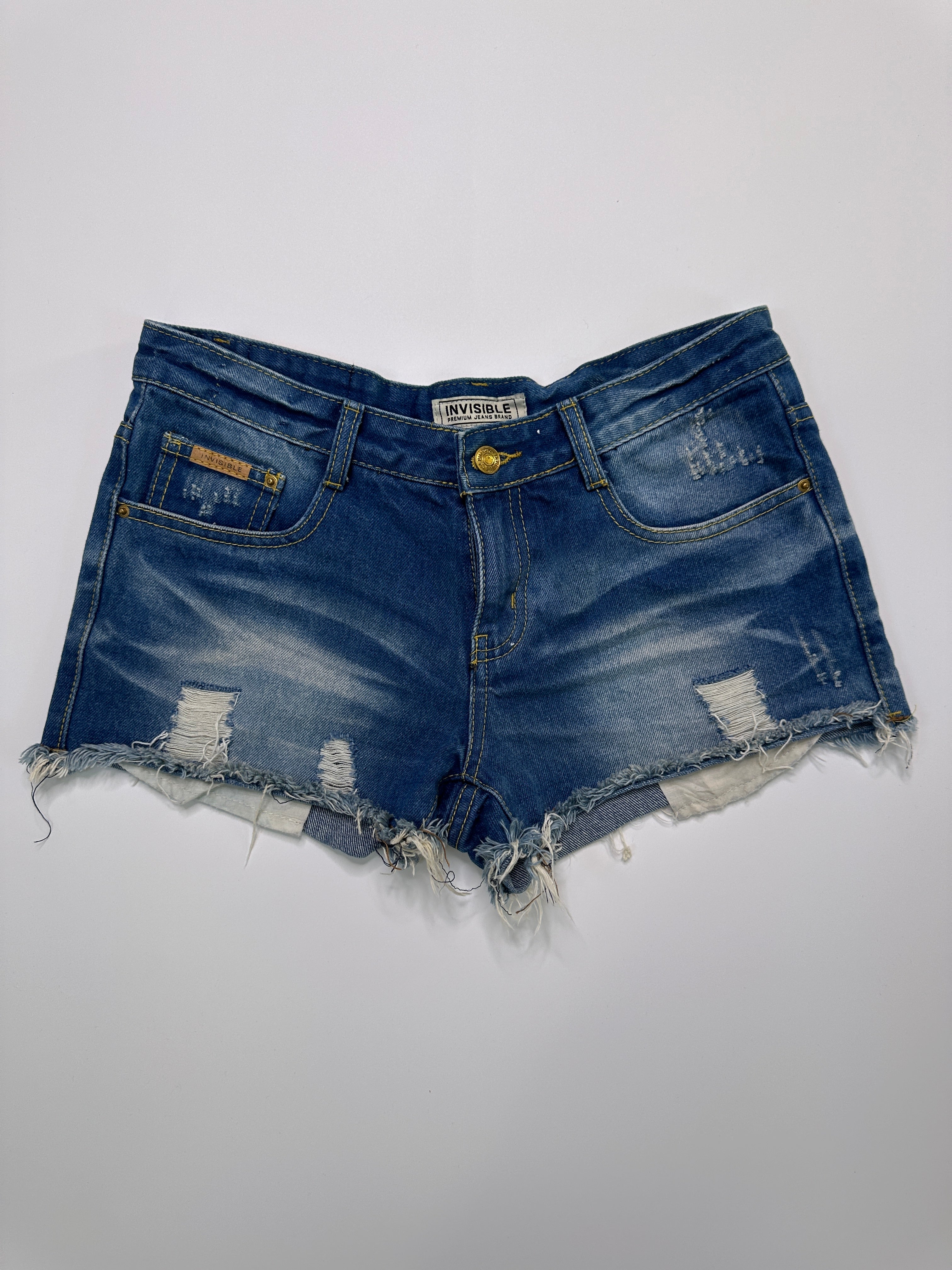 Invisible | Denim Cut off Shorts | M
