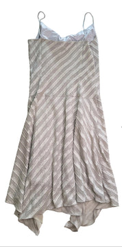 OZOC | Silver Stripe Dress | 8