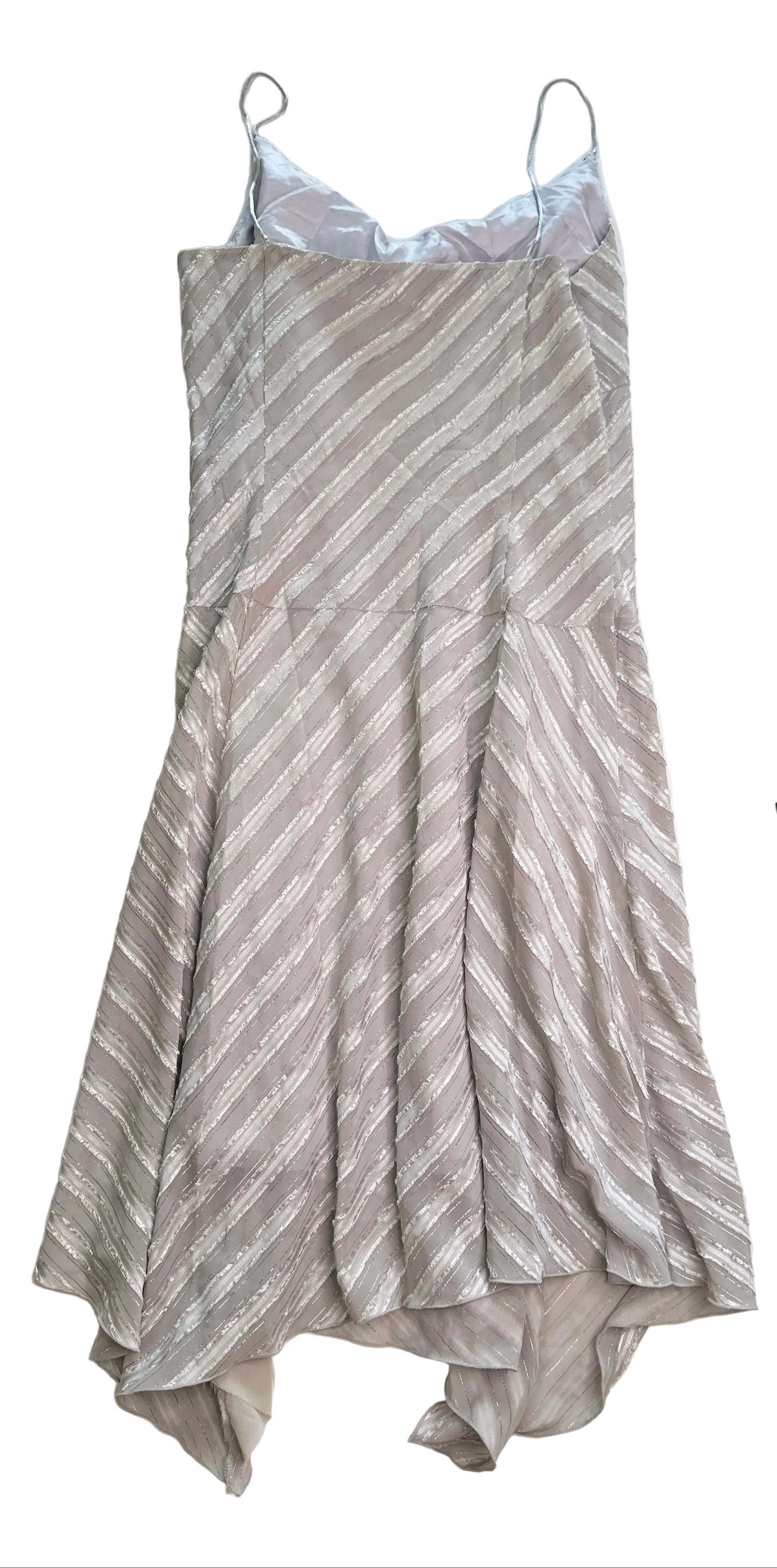 OZOC | Silver Stripe Dress | 8