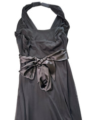 STAX BLACK HALTER DRESS | 10