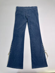 JLO by Jennifer Lopez | Y2K Lowrise Corduroy Flare with lace ups | M