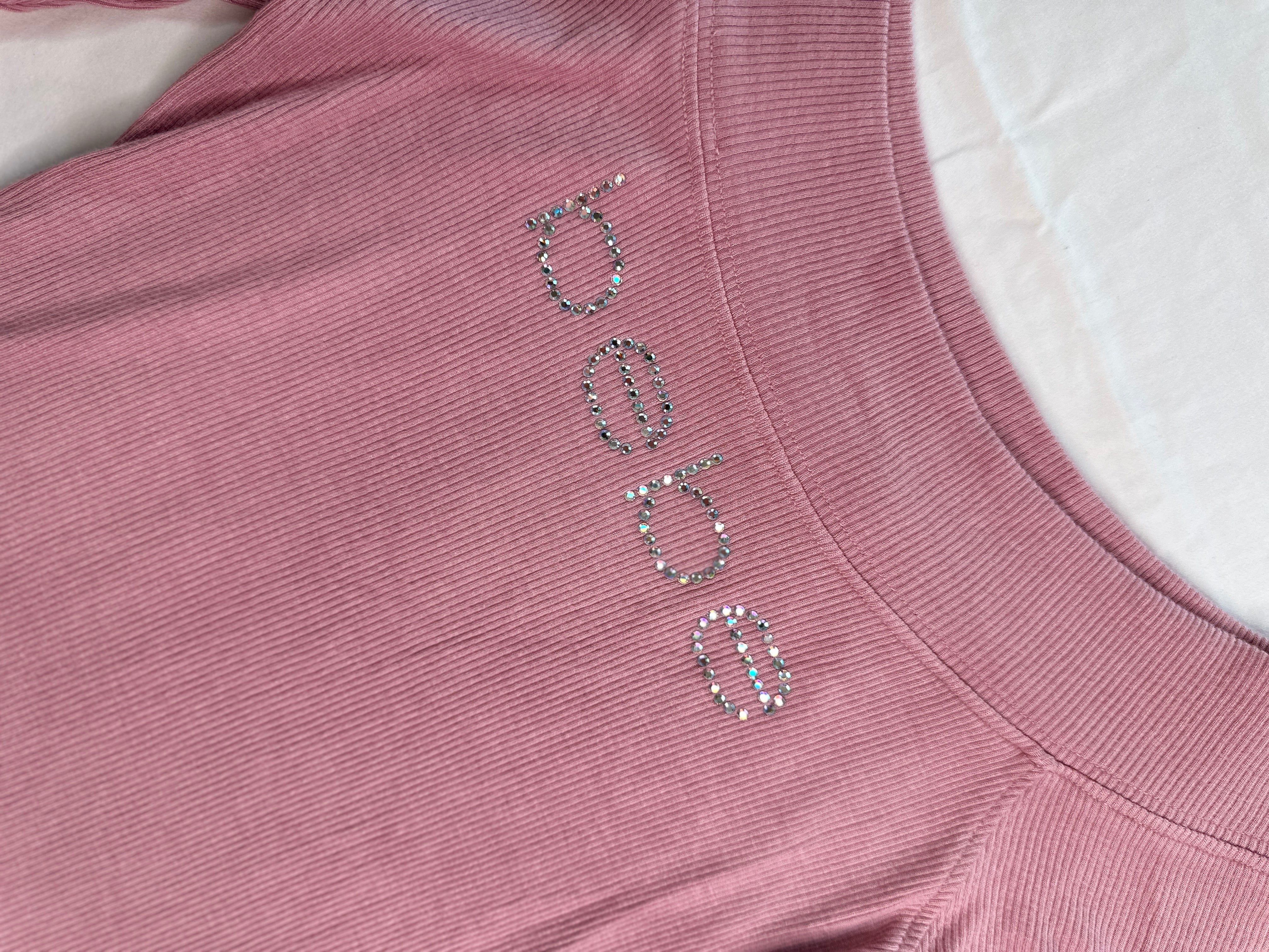 BEBE | Rose Off the Shoulder 3/4 sleeve top | S
