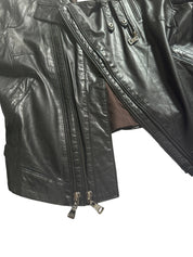 RYC | Black Leather Jacket | 40