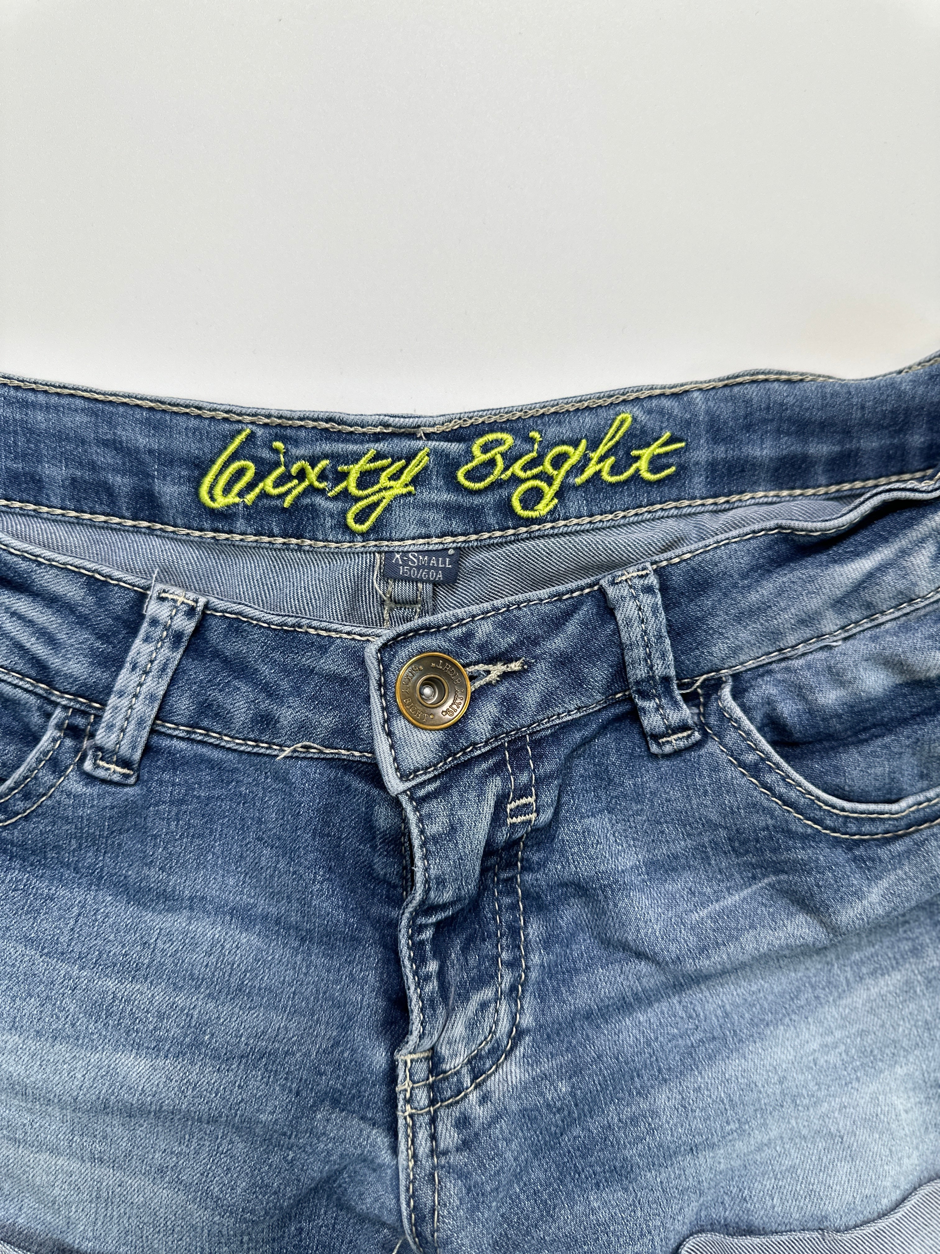 6ixty Eight | Y2K Denim Shorts | XS