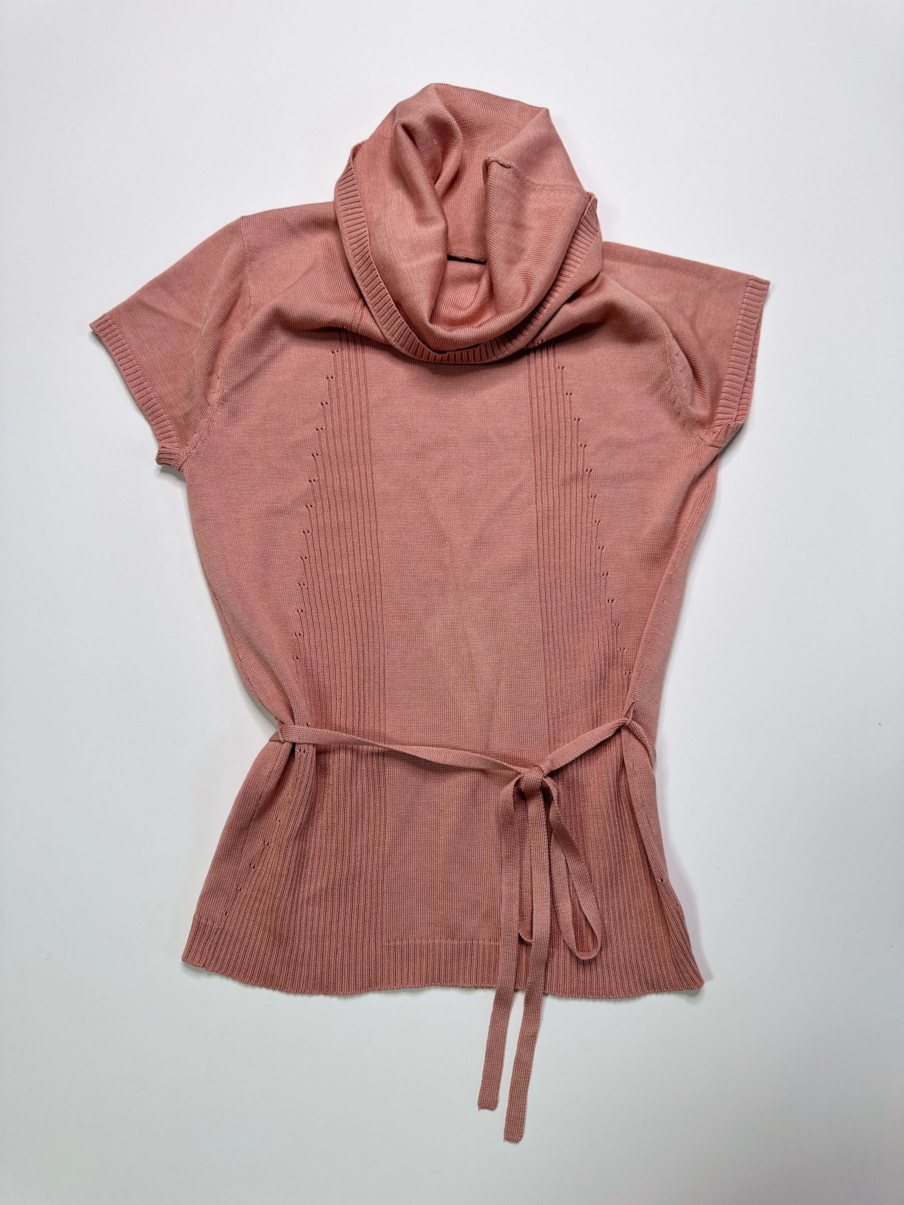 BCBG MAXAZRIA | Silk & Cashmere Cowl Tank | S