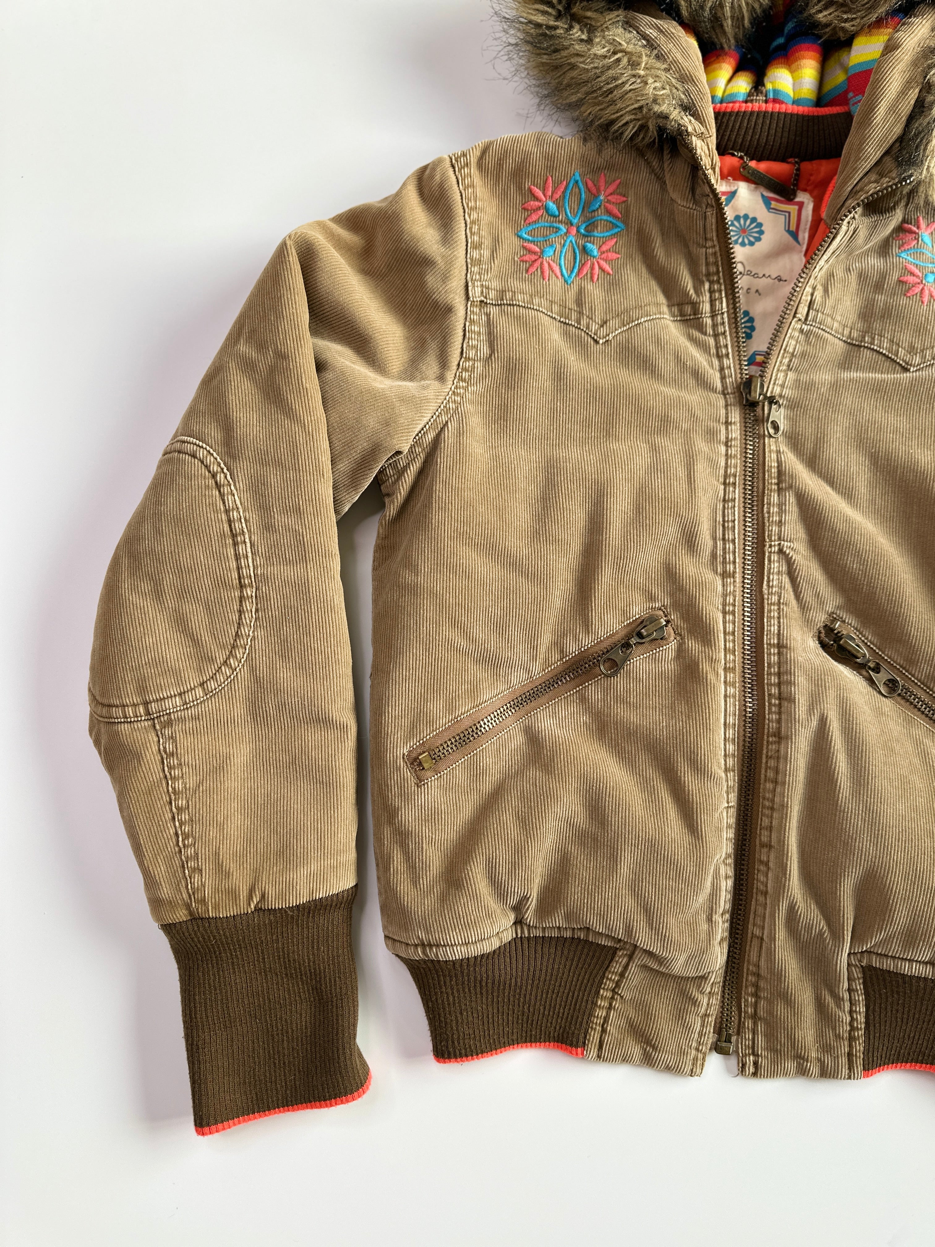 Pepe Jeans London | Vintage Corduroy Bomber Jacket | s