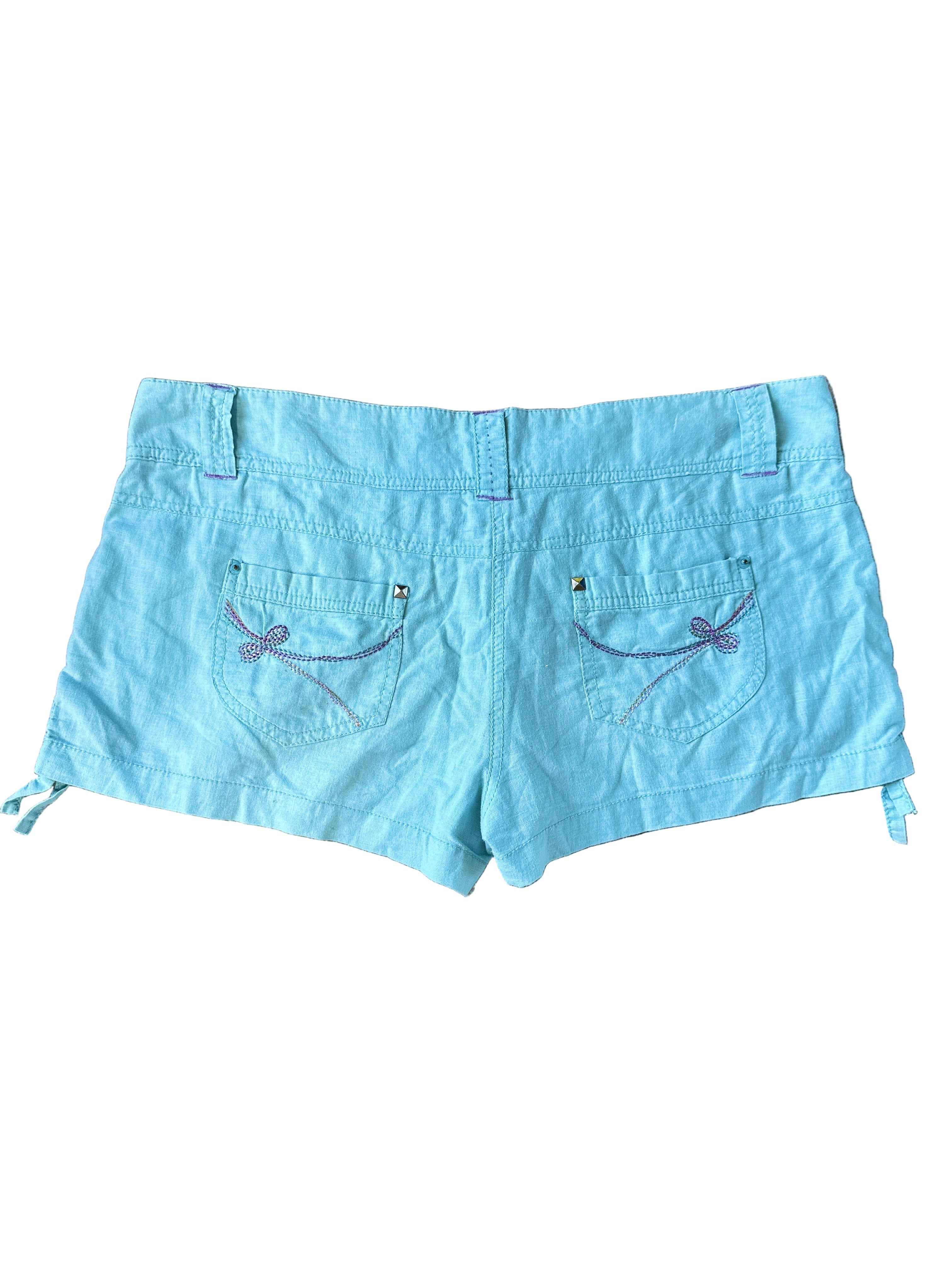 GEORGE Aqua Cotton Shorts | 16