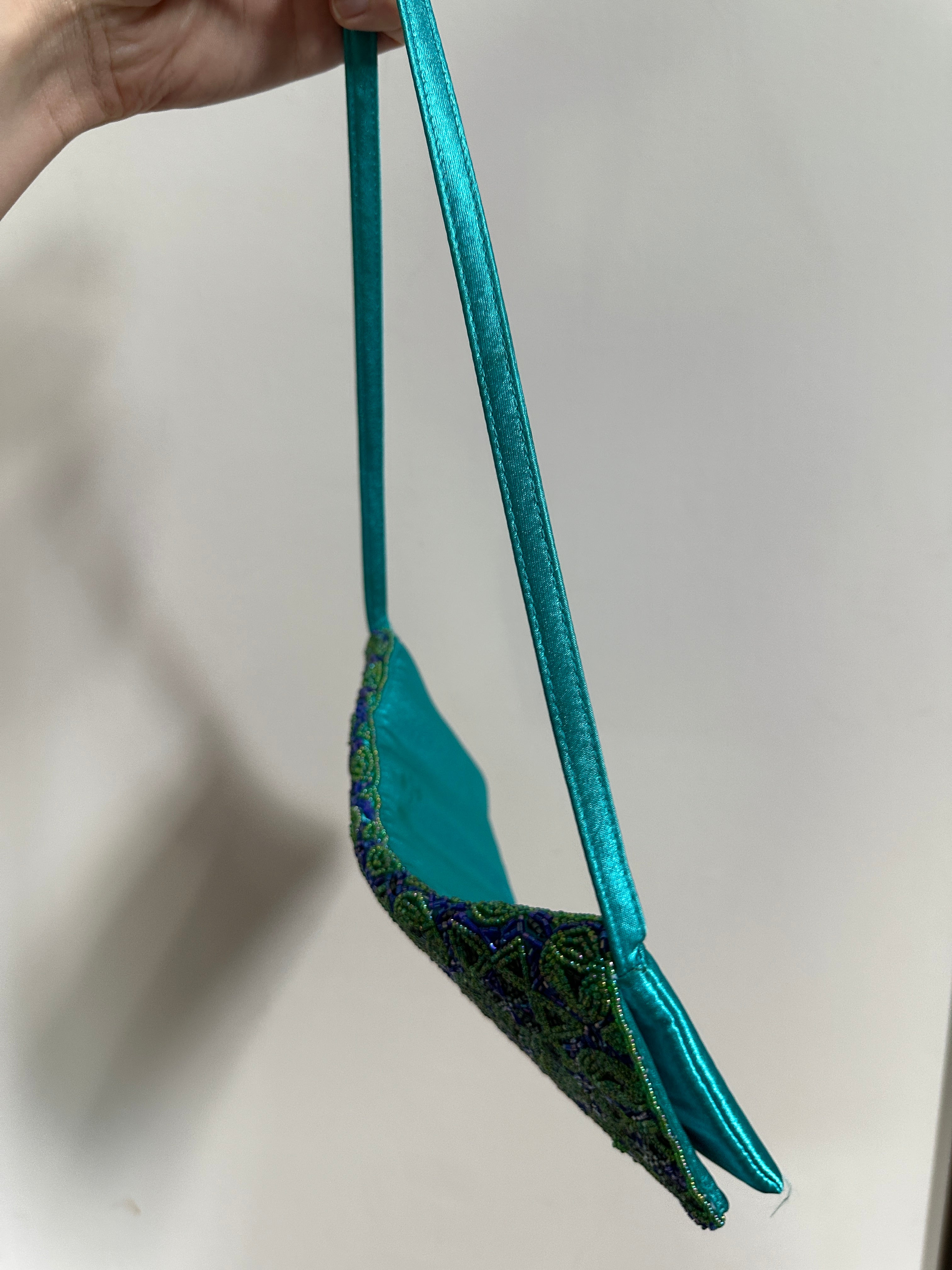 Y2K Green Beaded Bag