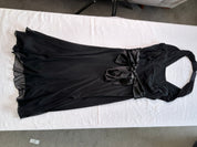 STAX BLACK HALTER DRESS | 10