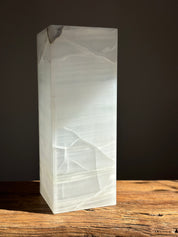 Prism White Onyx Lamp