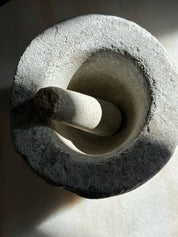 Ancient Stone Mortar & Pestle