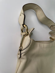 GUCCI Horsebit Creole Leather Hobo Bag