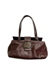 FENDI Burgundy Bento Box Bag