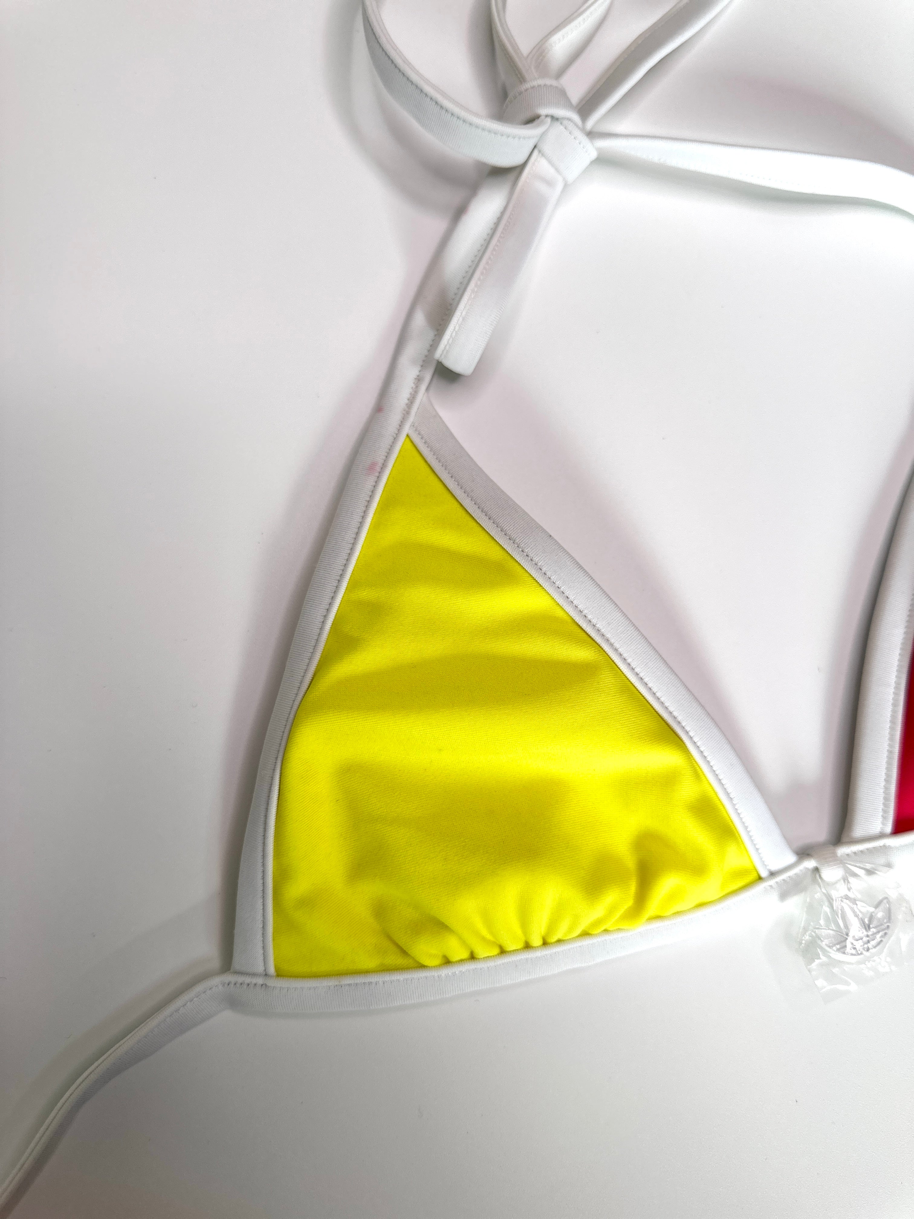 Adidas Originals | Red & Yellow Bikini Top | xs