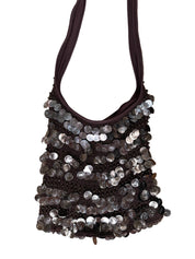 Vintage Crochet Roman Coin Hobo Bag