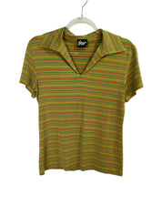 MAX 90s | Stripe Retro Polo | M