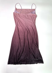 Little New York Cowl Neck Gradient Purple Dress | Vintage 00s | 10