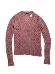 ESPRIT | Mohair & Wool V Pink neck Knit | XS