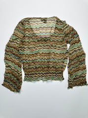 BCBG MAXAZRIA | Wave Silk Blouse