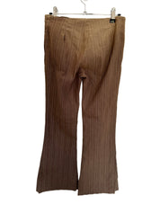 STONE EAGLE| Brown Fade Pinstripe Bootcut Pants | 8