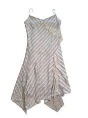 OZOC | Silver Stripe Dress | 8