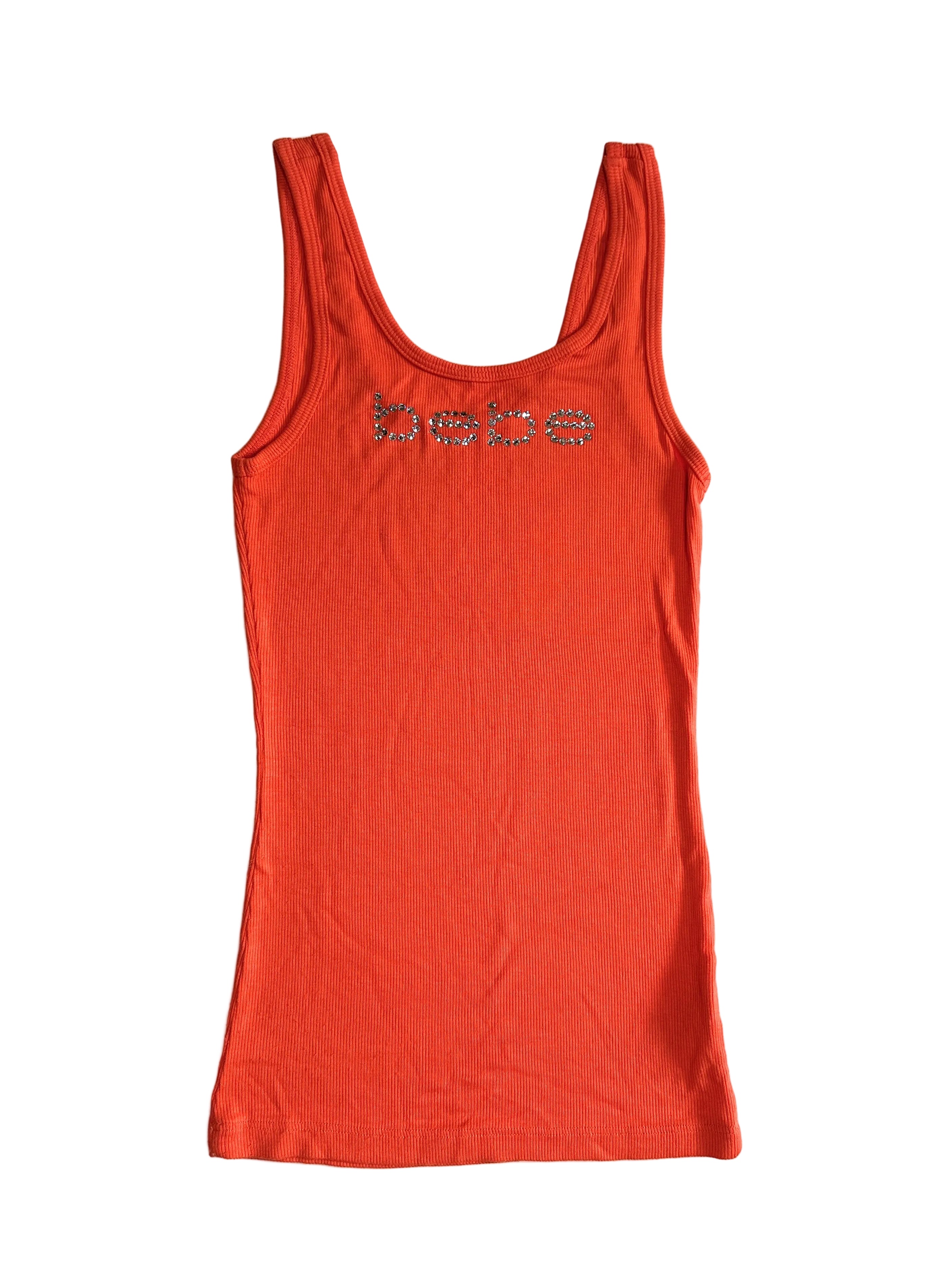 BEBE 00s Rhinestone Tank made in USA | S