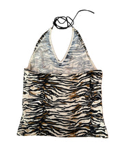GUESS EXOTIC BEADED HALTER | M | RARE