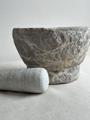 Vintage Stone Mortar & Pestle