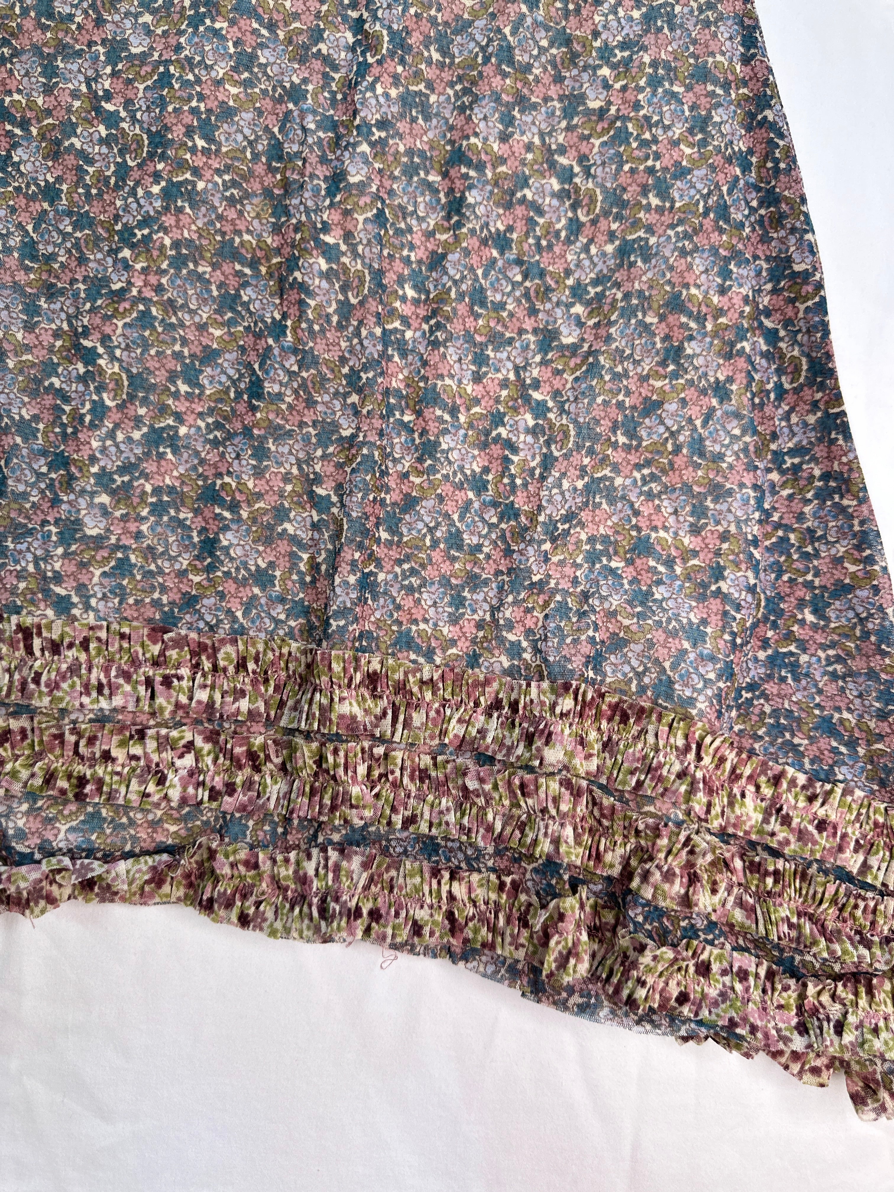 MORGAN DE TOI | MESH FLORAL SKIRT| 8-10
